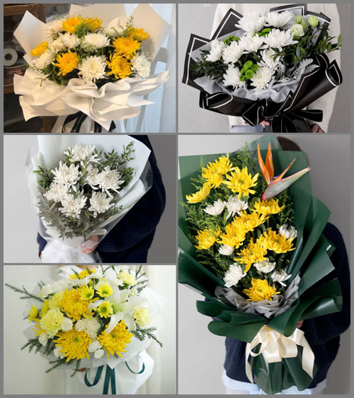 浙江省台州三门县白事花束代送